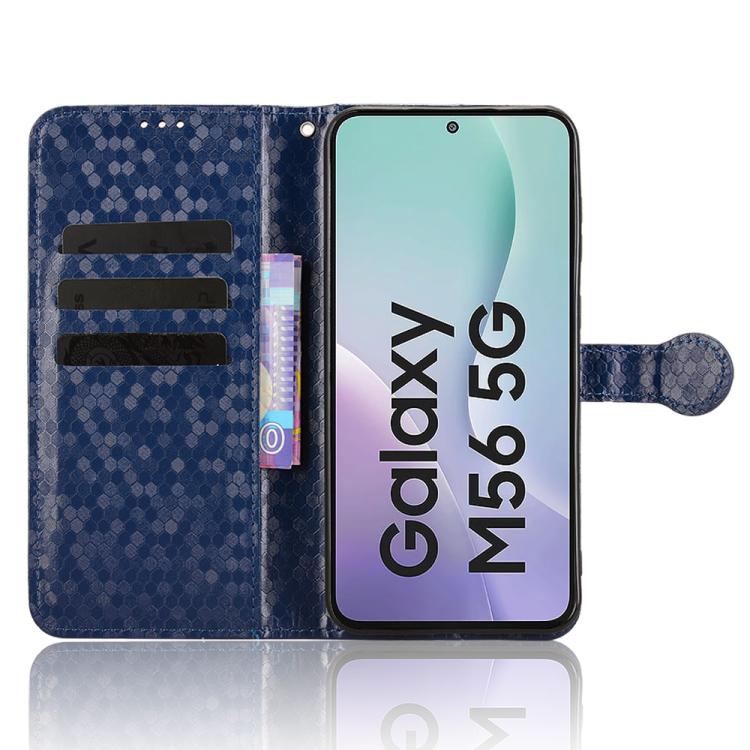 For Samsung Galaxy M56 5G Honeycomb Dot Texture Leather Phone Case