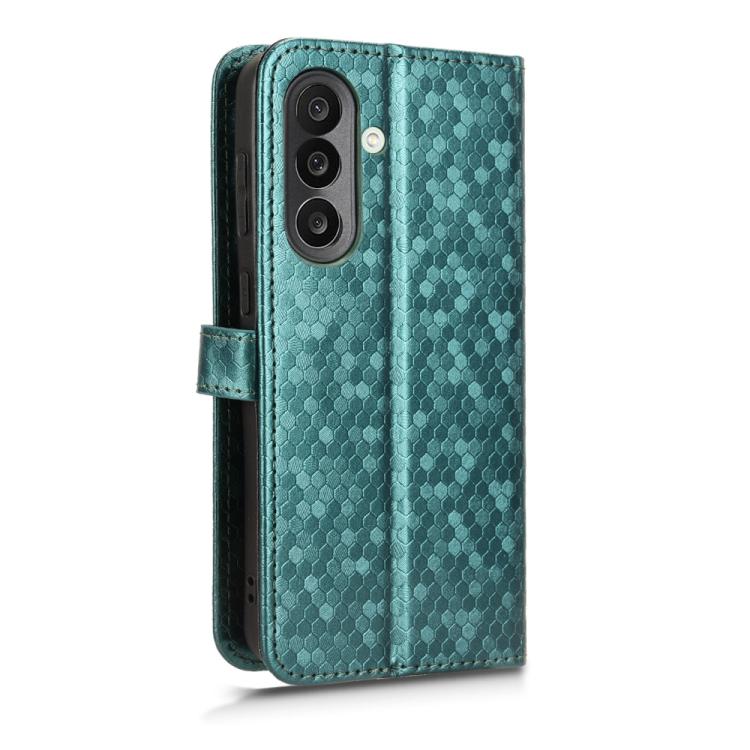 For Samsung Galaxy M56 5G Honeycomb Dot Texture Leather Phone Case