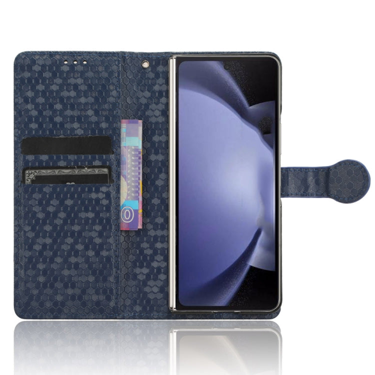 For Samsung Galaxy Z Fold6 5G Honeycomb Dot Texture Leather Phone Case