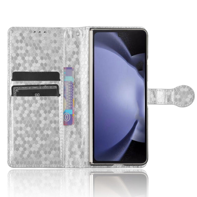 For Samsung Galaxy Z Fold6 5G Honeycomb Dot Texture Leather Phone Case