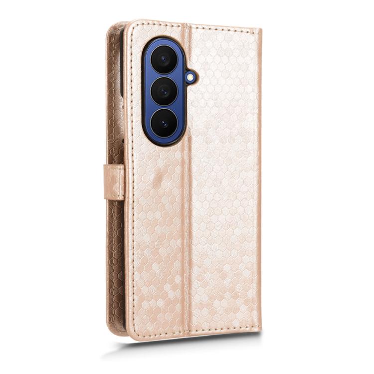 For Samsung Galaxy Z Fold7 5G Honeycomb Dot Texture Leather Phone Case