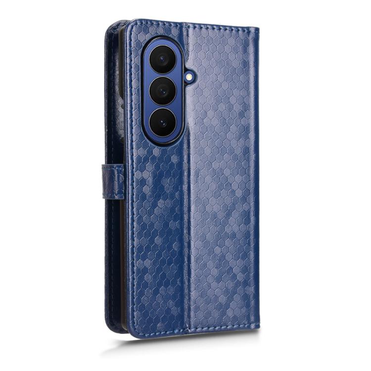 For Samsung Galaxy Z Fold7 5G Honeycomb Dot Texture Leather Phone Case
