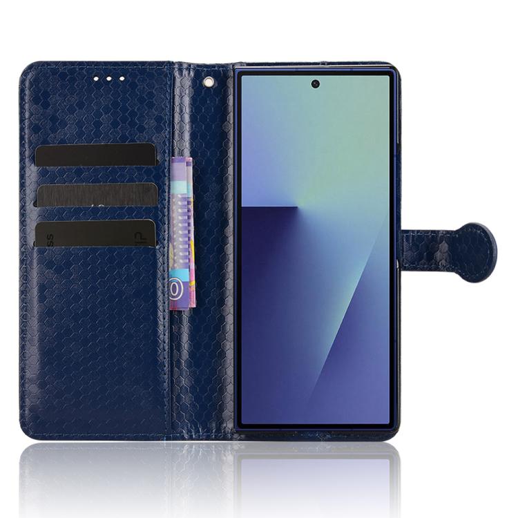 For Samsung Galaxy Z Fold7 5G Honeycomb Dot Texture Leather Phone Case