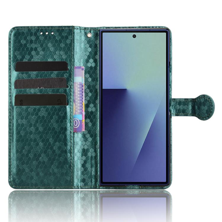 For Samsung Galaxy Z Fold7 5G Honeycomb Dot Texture Leather Phone Case
