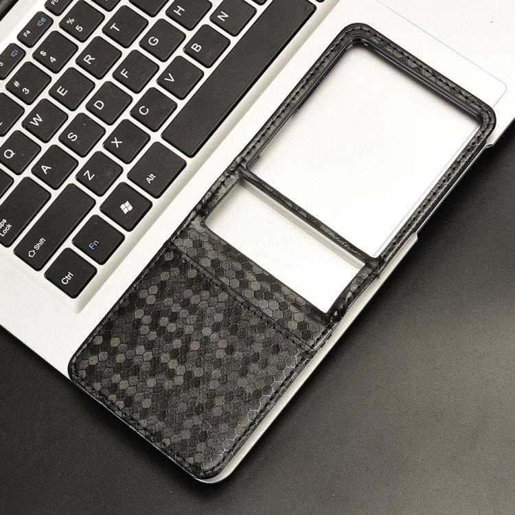 For Samsung Galaxy Z Flip7 5G Honeycomb Dot Texture Leather Phone Case
