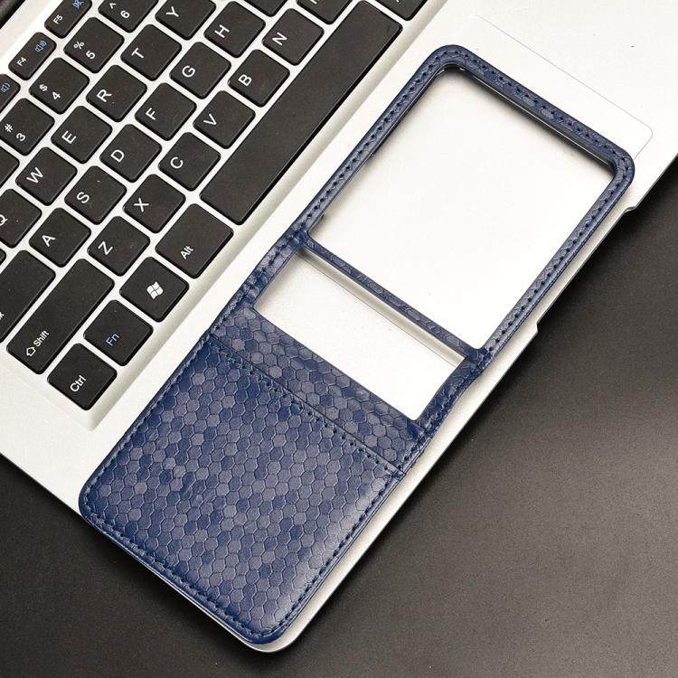 For Samsung Galaxy Z Flip7 5G Honeycomb Dot Texture Leather Phone Case