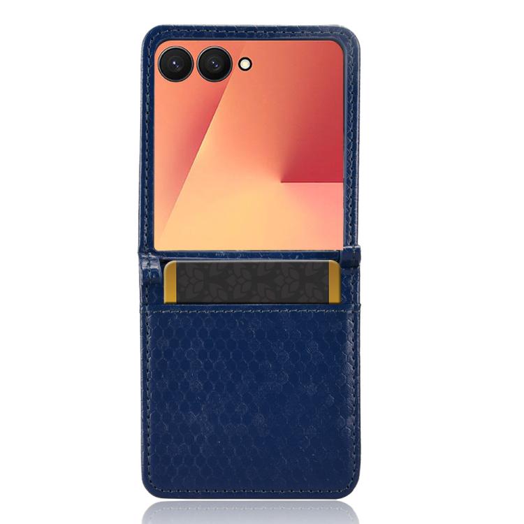 For Samsung Galaxy Z Flip7 5G Honeycomb Dot Texture Leather Phone Case