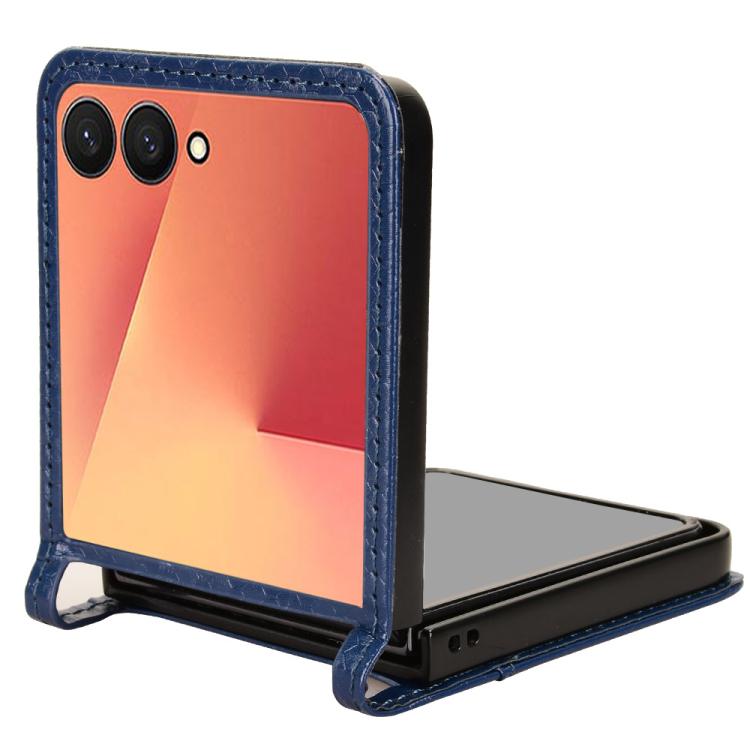 For Samsung Galaxy Z Flip7 5G Honeycomb Dot Texture Leather Phone Case