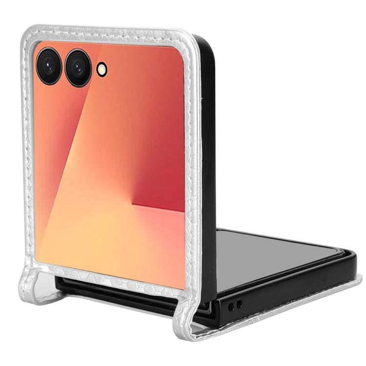 For Samsung Galaxy Z Flip7 5G Honeycomb Dot Texture Leather Phone Case