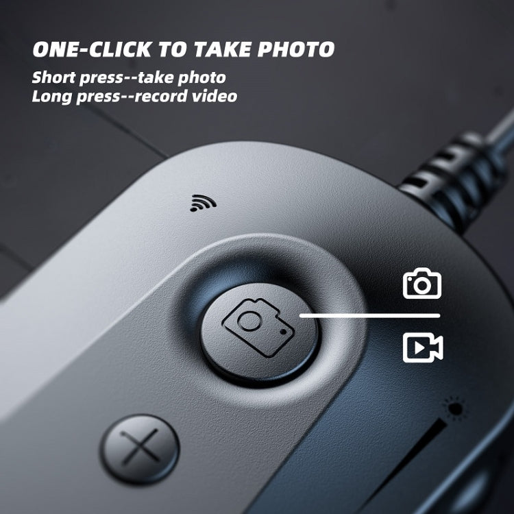 Y15 8mm Single Camera WiFi Connected Hard Cable HD Industrial Endoscope, Length:3.5m - Black