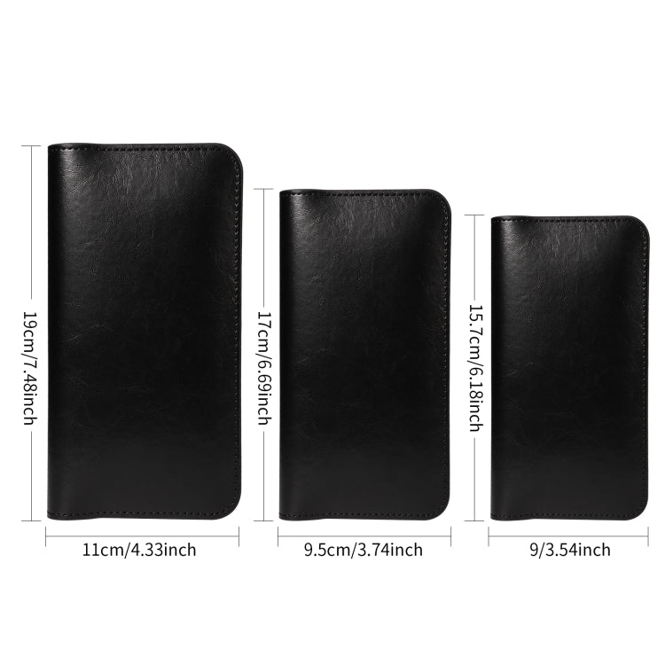 PU Flip Double Phone Card Slot Case, Size:15.7 x 9cm