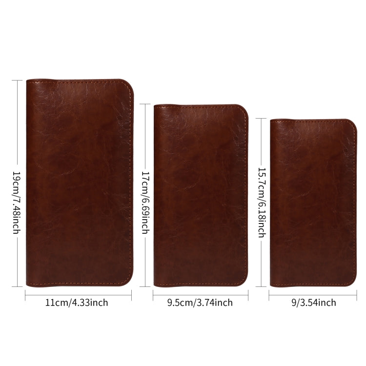 PU Flip Double Phone Card Slot Case, Size:17 x 9.5cm
