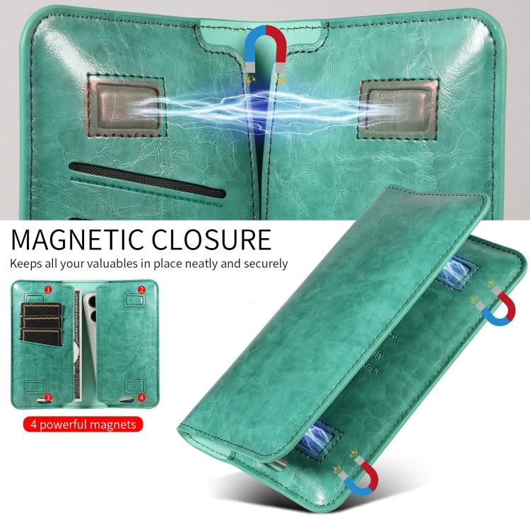 PU Flip Double Phone Card Slot Case, Size:17 x 9.5cm