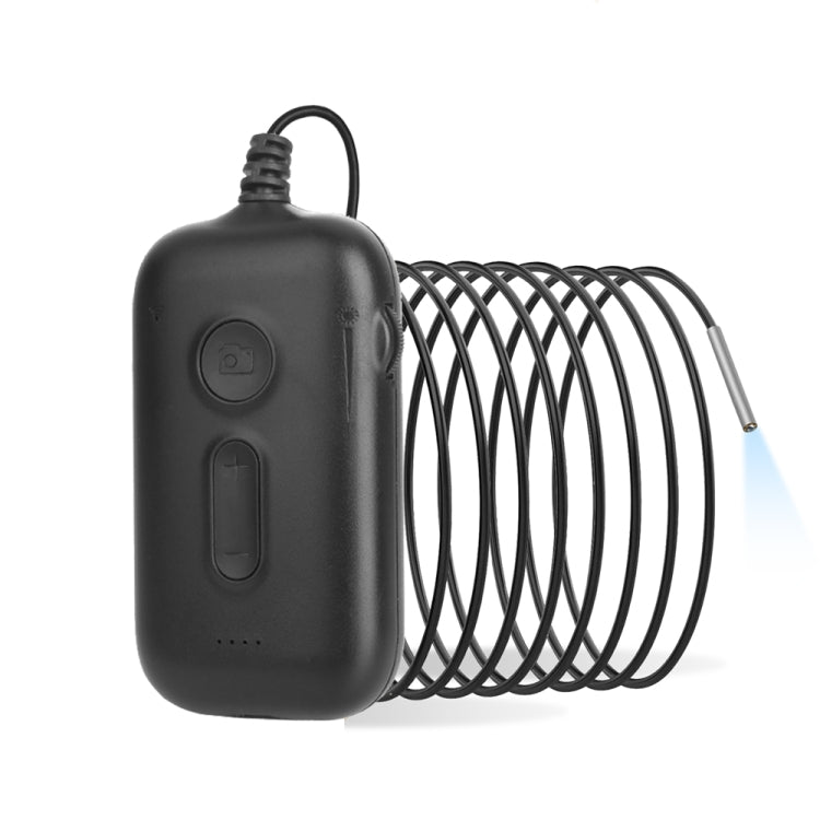 Y15 3.9mm Single Camera WiFi Connected Hard Cable HD Industrial Endoscope, Length:1m - Black