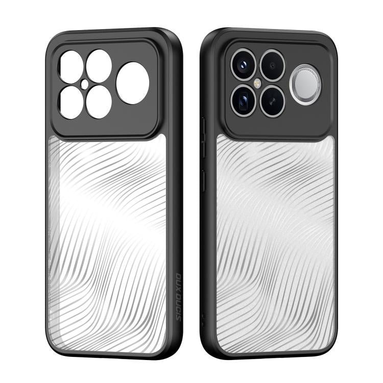 For Redmi K90 Pro Max / Poco F8 Ultra DUX DUCIS Aimo Series TPU + PC Frosted Feel Phone Case - Black
