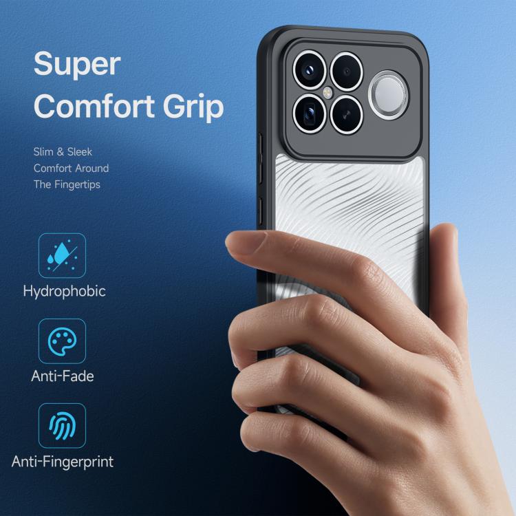 For Redmi K90 Pro Max / Poco F8 Ultra DUX DUCIS Aimo Series TPU + PC Frosted Feel Phone Case - Black
