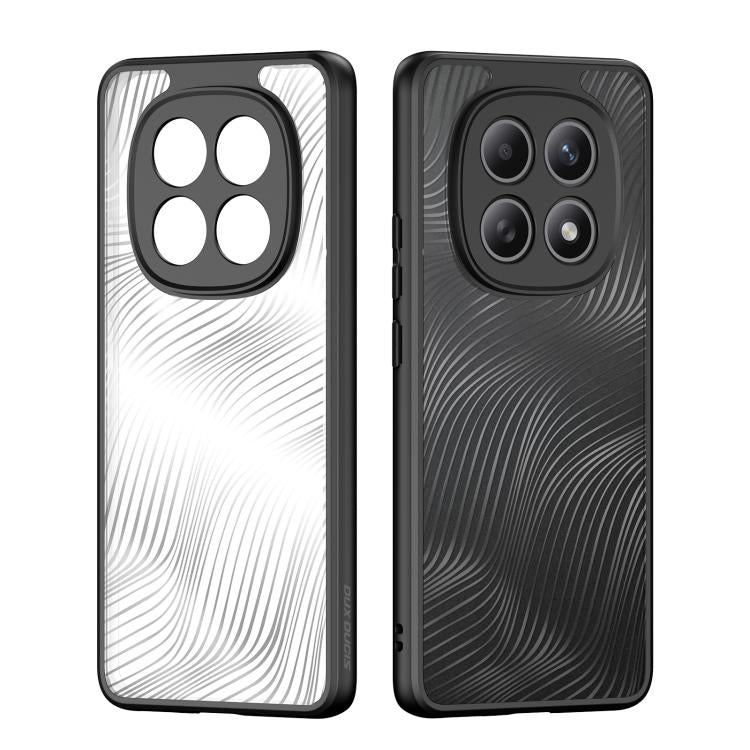 For Redmi Note 15 4G / 5G Global 164mm DUX DUCIS Aimo Series TPU + PC Frosted Feel Phone Case - Black