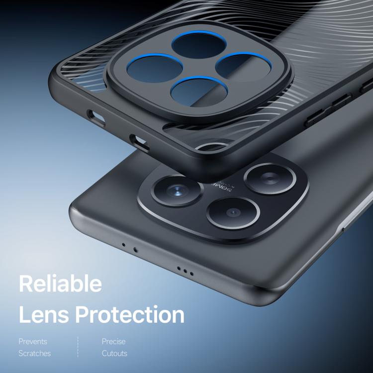 For Redmi Note 15 4G / 5G Global 164mm DUX DUCIS Aimo Series TPU + PC Frosted Feel Phone Case - Black