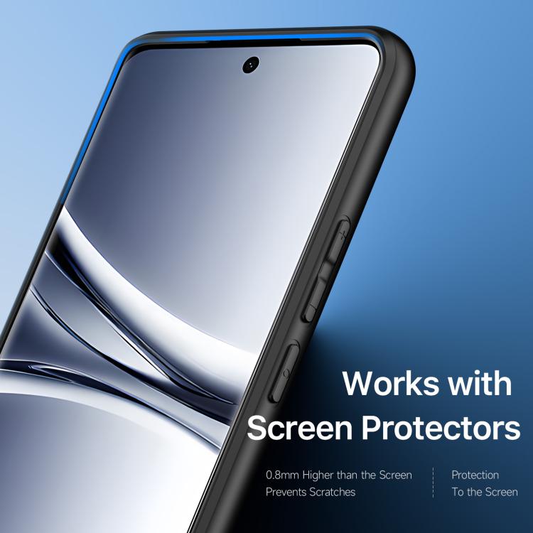 For Redmi Note 15 4G / 5G Global 164mm DUX DUCIS Aimo Series TPU + PC Frosted Feel Phone Case - Black