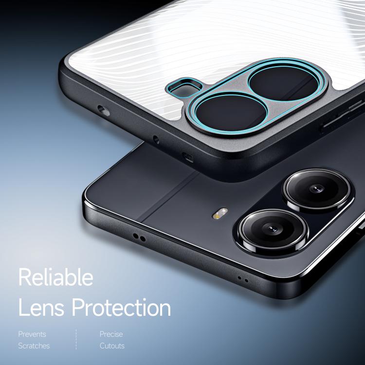 For Xiaomi Poco X7 Pro DUX DUCIS Aimo Series TPU + PC Frosted Feel Phone Case - Black