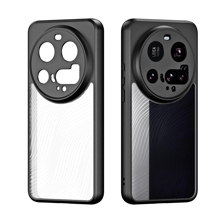 For Xiaomi 15 Ultra DUX DUCIS Aimo Series TPU + PC Frosted Feel Phone Case - Black