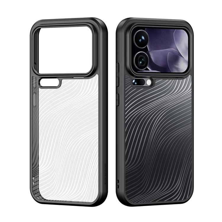 For Xiaomi 17 Pro DUX DUCIS Aimo Series TPU + PC Frosted Feel Phone Case - Black