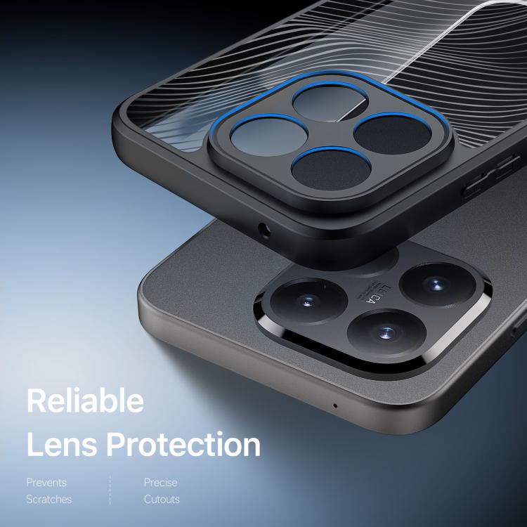 For Xiaomi 15T 5G DUX DUCIS Aimo Series TPU + PC Frosted Feel Phone Case - Black