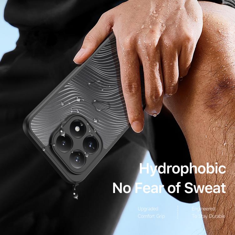 For Xiaomi 15T 5G DUX DUCIS Aimo Series TPU + PC Frosted Feel Phone Case - Black