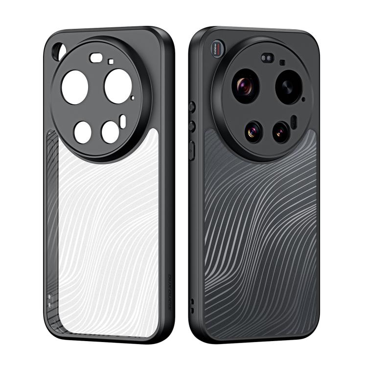 For Xiaomi 17 Ultra DUX DUCIS Aimo Series TPU + PC Frosted Feel Phone Case - Black