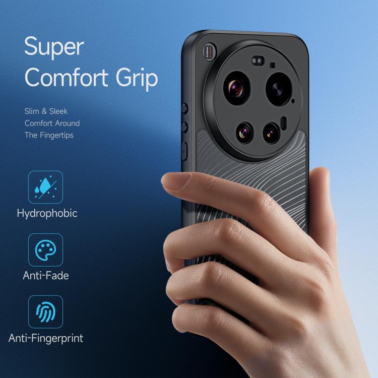 For Xiaomi 17 Ultra DUX DUCIS Aimo Series TPU + PC Frosted Feel Phone Case - Black