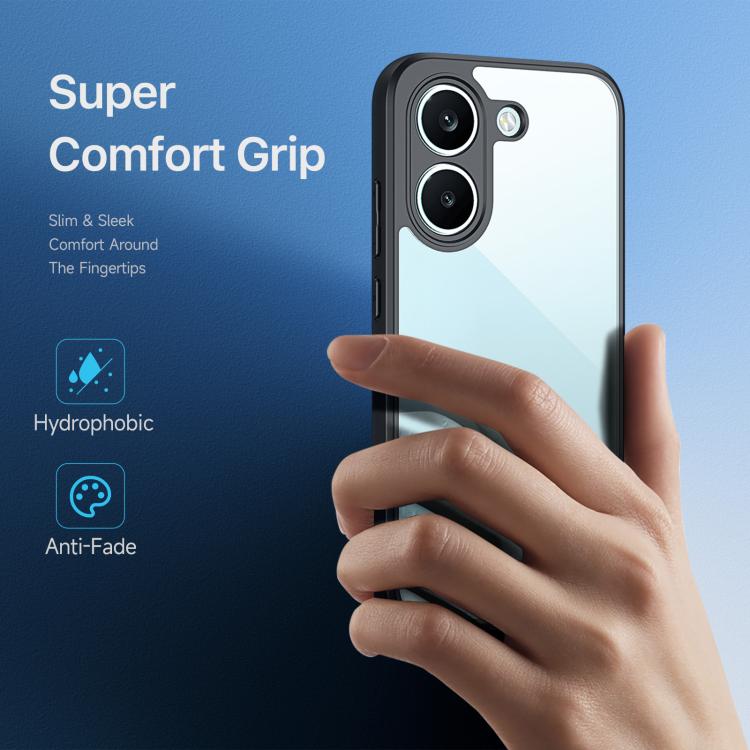 For Xiaomi Poco X8 Pro 5G DUX DUCIS Aimo Series TPU + PC Frosted Feel Phone Case - Black