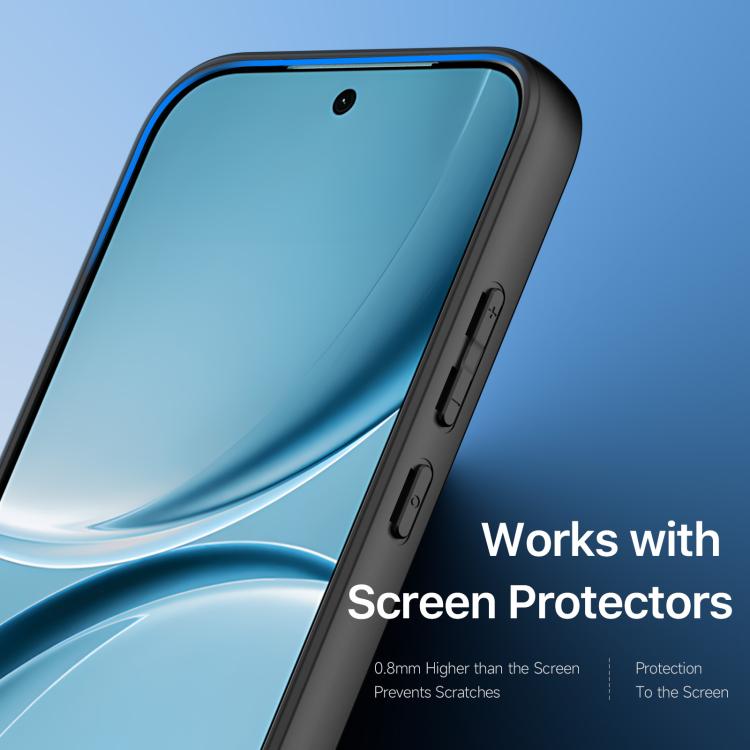 For Xiaomi Poco X8 Pro 5G DUX DUCIS Aimo Series TPU + PC Frosted Feel Phone Case - Black