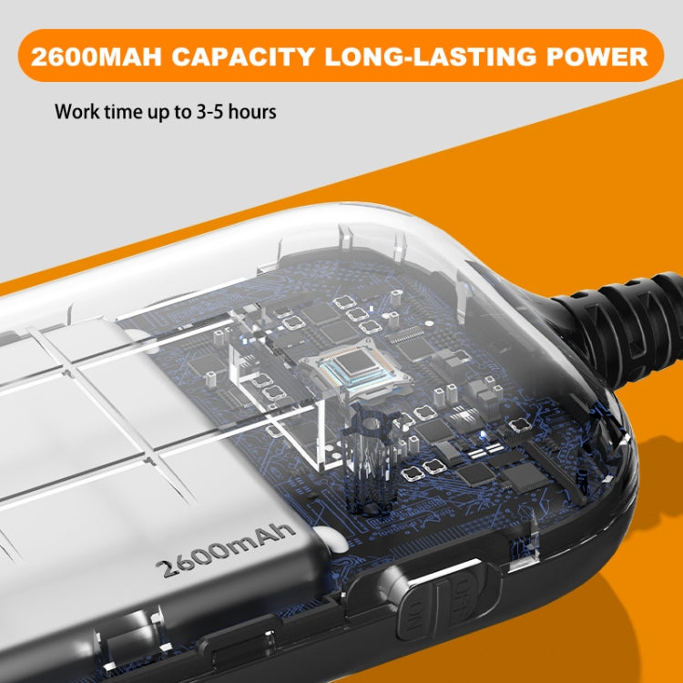 Y15 7.9mm Triple Camera WiFi Connected Hard Cable HD Industrial Endoscope, Length:2m - Black