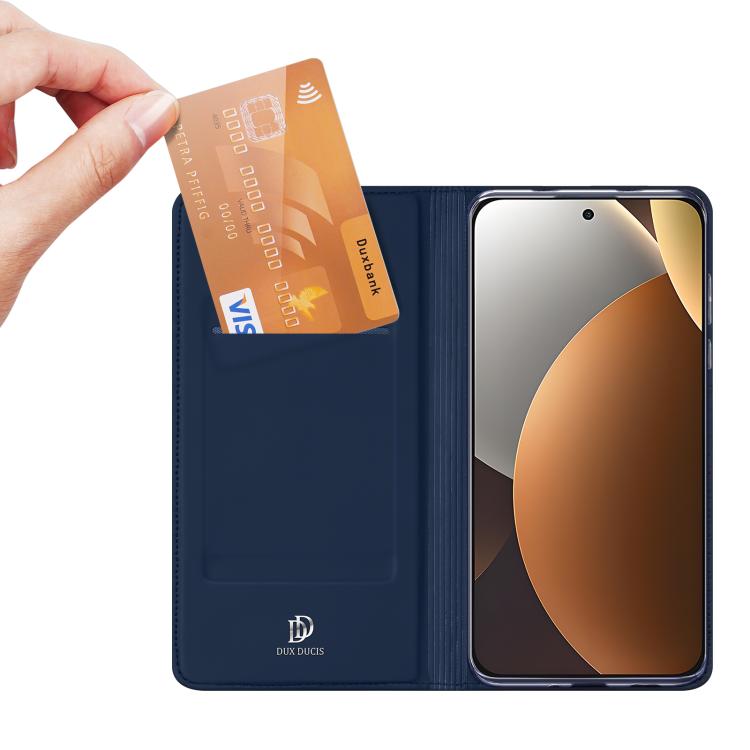 For Redmi Note 15 Pro 5G Global 163.6mm DUX DUCIS Skin Pro Series Flip Leather Phone Case
