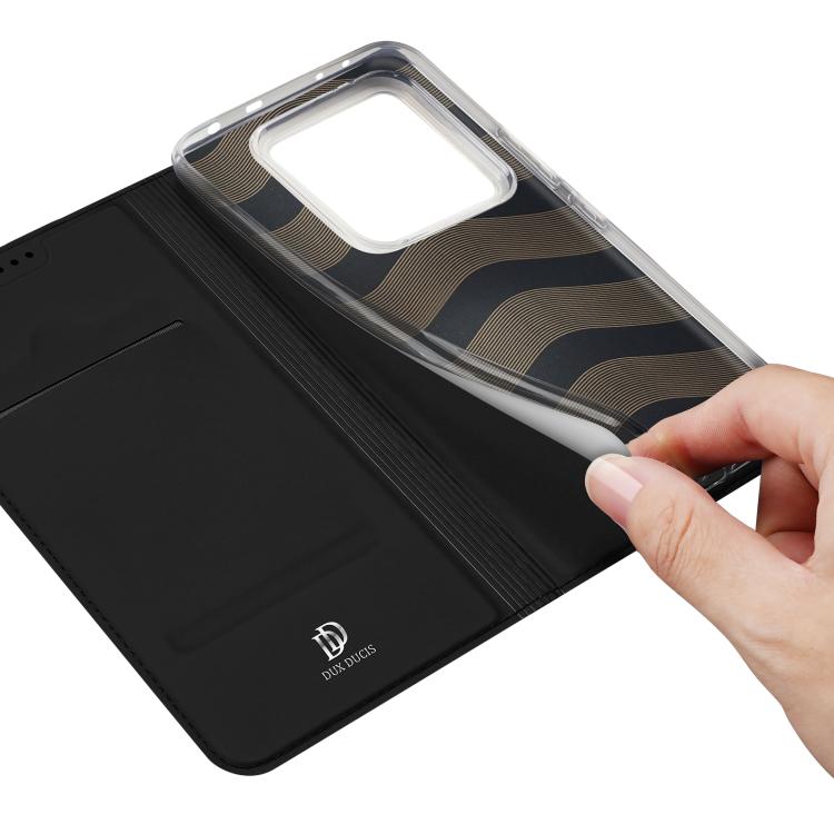 For Xiaomi Poco M7 Pro 5G DUX DUCIS Skin Pro Series Flip Leather Phone Case