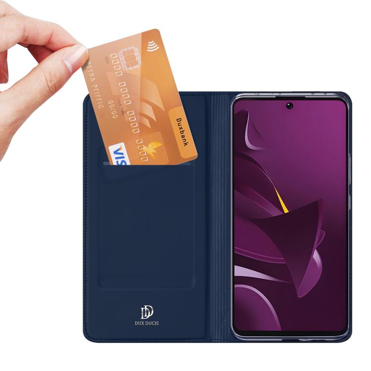 For Xiaomi Poco M7 Pro 5G DUX DUCIS Skin Pro Series Flip Leather Phone Case