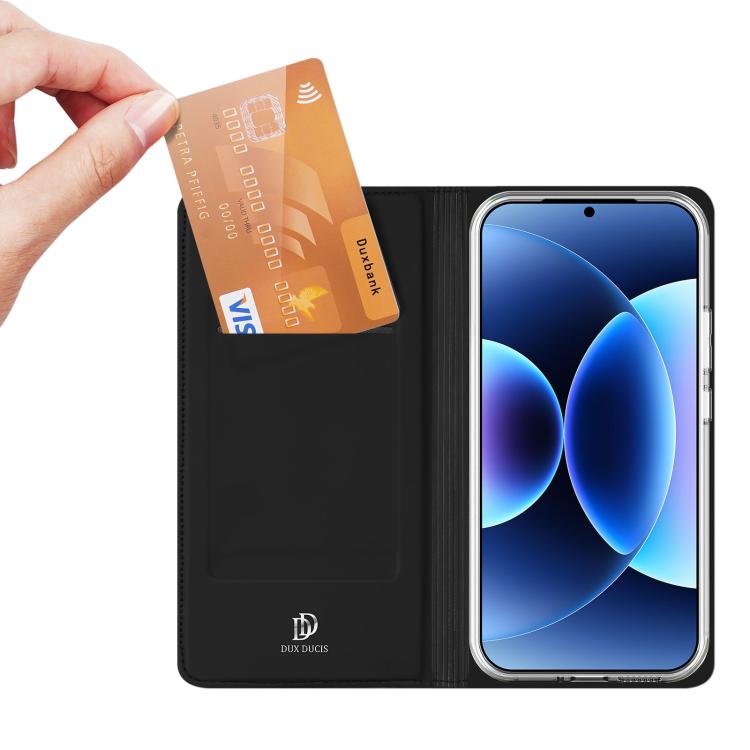 For Xiaomi 17 Pro DUX DUCIS Skin Pro Series Flip Leather Phone Case