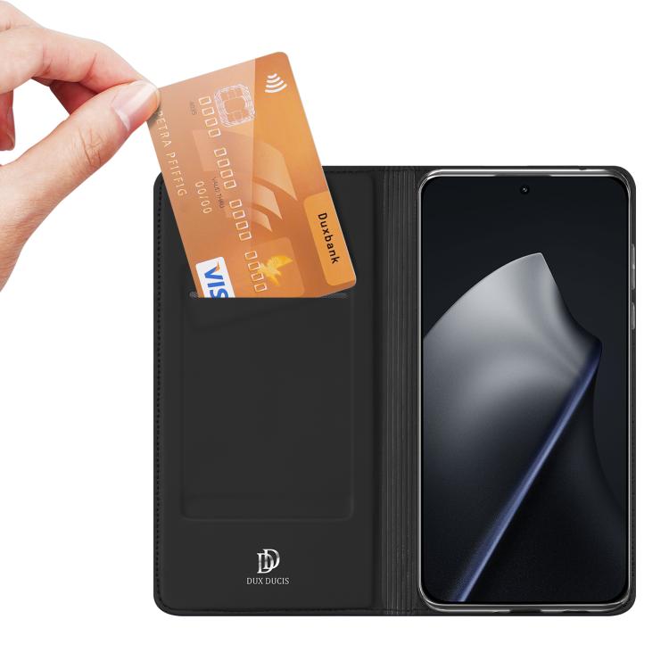 For Xiaomi 15T Pro 5G DUX DUCIS Skin Pro Series Flip Leather Phone Case