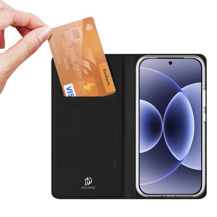 For Xiaomi 17 DUX DUCIS Skin Pro Series Flip Leather Phone Case