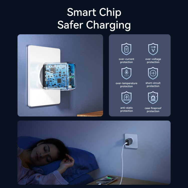 JOYROOM JR-TCF20 PD20W USB-C / Type-C Port Charger, Plug:EU Plug