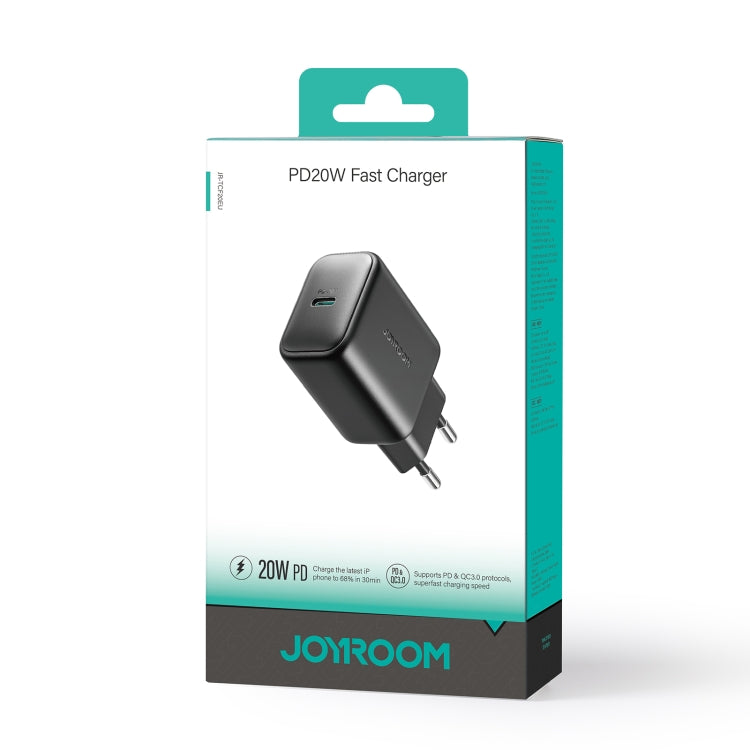 JOYROOM JR-TCF20 PD20W USB-C / Type-C Port Charger, Plug:EU Plug