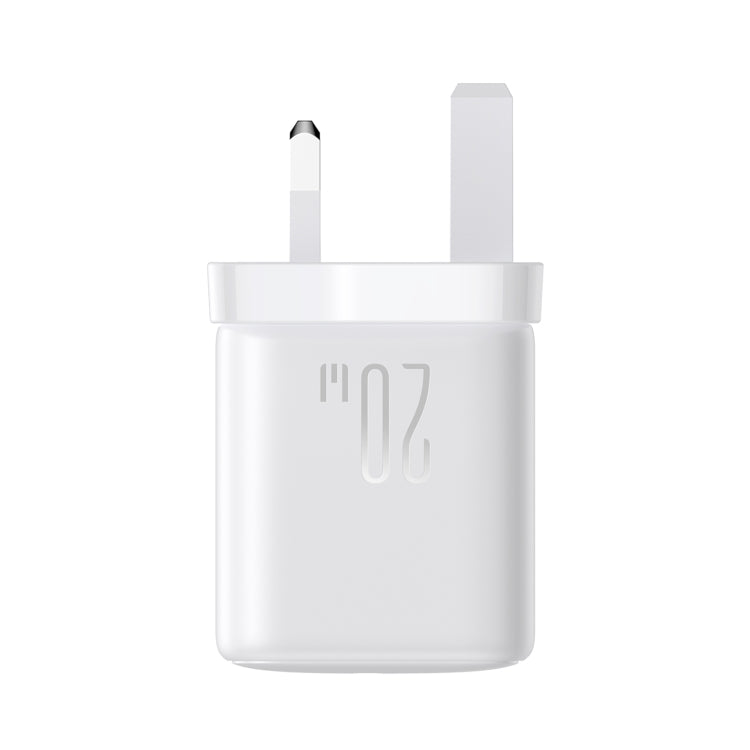 JOYROOM JR-TCF20 PD20W USB-C / Type-C Port Charger, Plug:UK Plug - White