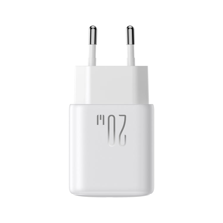 JOYROOM JR-TCF21 20W Dual Ports USB + Type-C Charger, Plug:EU Plug - White