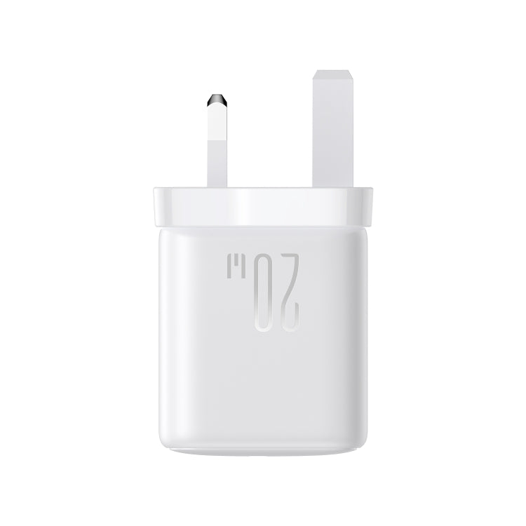 JOYROOM JR-TCF21 20W Dual Ports USB + Type-C Charger, Plug:UK Plug - White