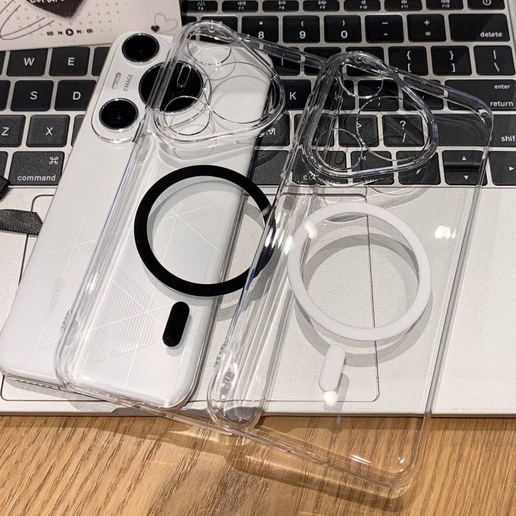 For Huawei Pura 70 Pro / 70 Pro+ MagSafe Magnetic Full Coverage Transparent PC Phone Case