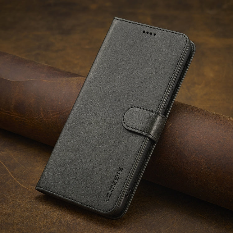 For Redmi 14C LC.IMEEKE Calf Texture Leather Phone Case
