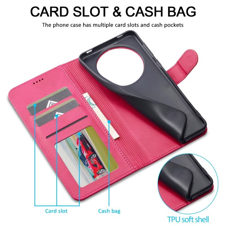 For Redmi 14C LC.IMEEKE Calf Texture Leather Phone Case