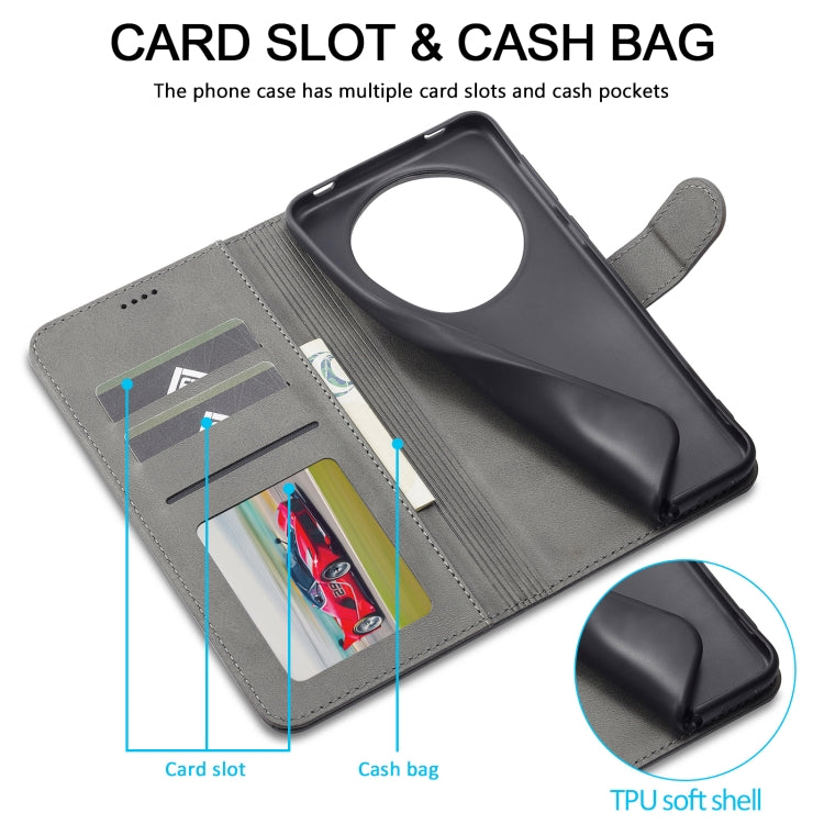 For Redmi 14C LC.IMEEKE Calf Texture Leather Phone Case