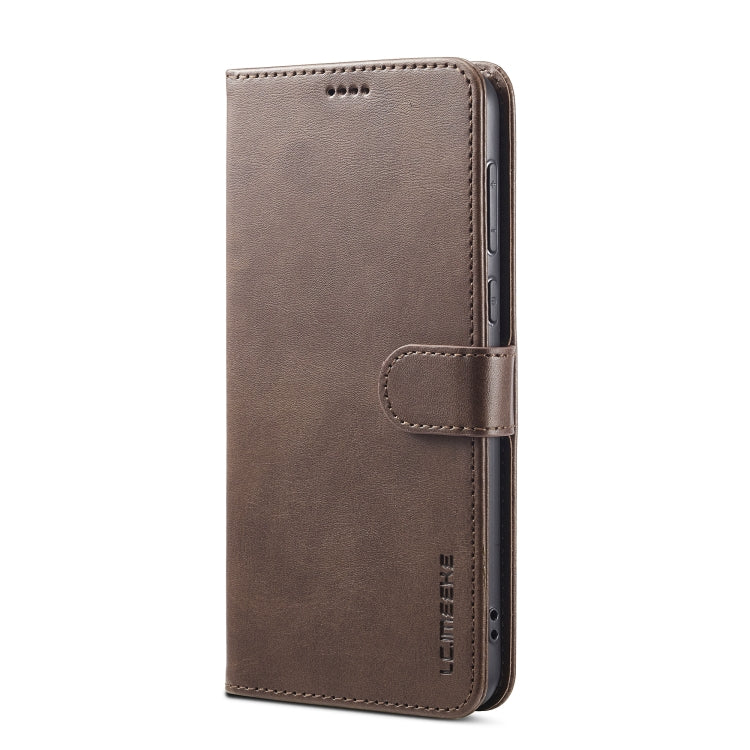 For Redmi A4 5G LC.IMEEKE Calf Texture Leather Phone Case