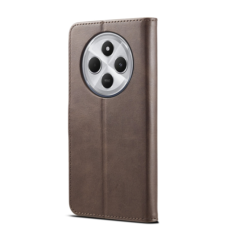 For Redmi A4 5G LC.IMEEKE Calf Texture Leather Phone Case